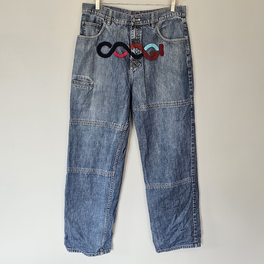 Vintage COOGI Jeans 36 Made in Hong Kong Y2K Streetwear